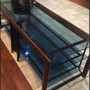 Tempered glass coffee table
